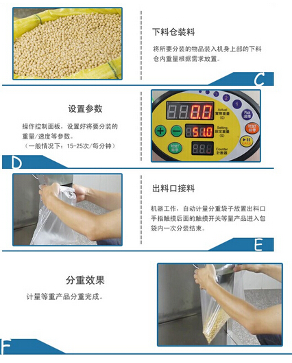 全自動顆粒灌裝機操作細節展示